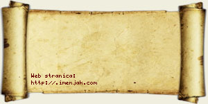 Andjelina Dunjić vizit kartica